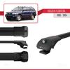acpar Compatible with Holden Frontera 2 1999-2004 ACE-1 Car Roof Rack Cross Bar Black Aluminium 2 Bars view 3