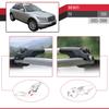 acpar Compatible with Infiniti FX (S50) 2003-2008 ACE-1 Car Roof Rack Cross Bar Grey Aluminium 3 Bars view 4