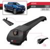 acpar Compatible with Nissan NP300 (D23) 2015-2021 ACE-1 Car Roof Rack Cross Bar Black Aluminium 2 Bars view 3
