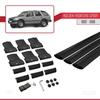 acpar Compatible with Holden Frontera Sport 1992-1998 Cross Bar Fly Model Car Roof Rack Cross Bar 3 Bars Black view 4
