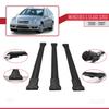 acpar Compatible with Mercedes C Class (S203) 2000-2007 Cross Bar Fly Model Car Roof Rack Cross Bar 3 Bars Black view 3
