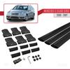 acpar Compatible with Mercedes C Class (S203) 2000-2007 Cross Bar Fly Model Car Roof Rack Cross Bar 3 Bars Black view 4