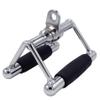 Rivotrance LAT Pull Down Bar,Rotating Press Down Bar,Tricep Rope,Strength Training Double D Row Handle Cable Attachment for Weight Workout,Cable Machine Accessories view 4