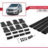 acpar Compatible with Mercedes V Class W447 2014-2025 Cross Bar Fly Model Car Roof Rack Cross Bar 4 Bars Black view 4