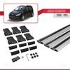 acpar Compatible with Skoda Roomster 2007-2015 Cross Bar Fly Model Car Roof Rack Cross Bar 3 Bars Grey view 4