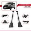 acpar Compatible with Renault Trafic 2014-2025 Car Roof Rack Cross Bar Fly Model Grey view 3