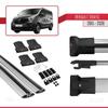 acpar Compatible with Renault Trafic 2014-2025 Car Roof Rack Cross Bar Fly Model Grey view 4