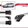 acpar Compatible with Subaru Outback 2 2000-2004 ACE-1 Car Roof Rack Cross Bar Grey Aluminium 2 Bars view 3