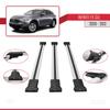 acpar Compatible with Infiniti FX S51 2008-2013 Cross Bar Fly Model Car Roof Rack Cross Bar 3 Bars Grey view 3