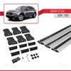 acpar Compatible with Infiniti FX S51 2008-2013 Cross Bar Fly Model Car Roof Rack Cross Bar 3 Bars Grey view 4