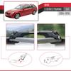 acpar Compatible with BMW 5 Series (E61) Touring 2004-2010 ACE-1 Car Roof Rack Cross Bar Black Aluminium 2 Bars view 4