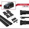 acpar Compatible with Skoda Roomster 2007-2015 Car Roof Rack Cross Bar Fly Model Black view 4