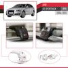 acpar Compatible with A3 (8PA) Sportback 2004-2012 ACE-2 Car Roof Rack Cross Bar Grey Aluminium 2 Bars view 4