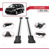 acpar Compatible with Seat Alhambra 2010-2022 Car Roof Rack Cross Bar Fly Model Grey view 3