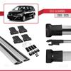 acpar Compatible with Seat Alhambra 2010-2022 Car Roof Rack Cross Bar Fly Model Grey view 4