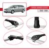 acpar Compatible with Toyota Avensis SW 2003-2009 ACE-1 Car Roof Rack Cross Bar Black Aluminium 3 Bars view 4