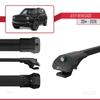acpar Compatible with Jeep Renegade (BU) 2014-2025 ACE-1 Car Roof Rack Cross Bar Black Aluminium 3 Bars view 3