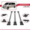 acpar Compatible with Volkswagen Transporter (T5) 2003-2015 Cross Bar Fly Model Car Roof Rack Cross Bar 3 Bars Grey view 3