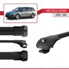 acpar Compatible with Ford Focus 2 (C307) Turnier 2008-2010 ACE-1 Car Roof Rack Cross Bar Black Aluminium 3 Bars view 3