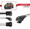 acpar Compatible with Dacia Duster (HS) Pre-Facelift 2010-2013 ACE-1 Car Roof Rack Cross Bar Grey Aluminium 3 Bars view 3