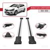 acpar Compatible with Renault Clio SPORT TOURER 2013-2020 Car Roof Rack Cross Bar FLY Model GREY view 3