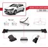 acpar Compatible with Renault Clio SPORT TOURER 2013-2020 Car Roof Rack Cross Bar FLY Model GREY view 4
