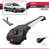 acpar Compatible with Subaru Outback 1994-1999 ACE-1 Car Roof Rack Cross Bar Grey Aluminium 3 Bars view 3