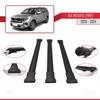 acpar Compatible with Kia Mohave (HM2) 2020-2024 Cross Bar Fly Model Car Roof Rack Cross Bar 3 Bars Black view 3