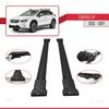 acpar Compatible with Subaru XV 2012-2017 Car Roof Rack Cross Bar Fly Model Black view 3
