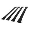 acpar Compatible with Fiat Doblo 2000-2009 Cross Bar Fly Model Car Roof Rack Cross Bar 4 Bars Black