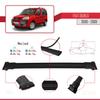 acpar Compatible with Fiat Doblo 2000-2009 Cross Bar Fly Model Car Roof Rack Cross Bar 4 Bars Black view 4