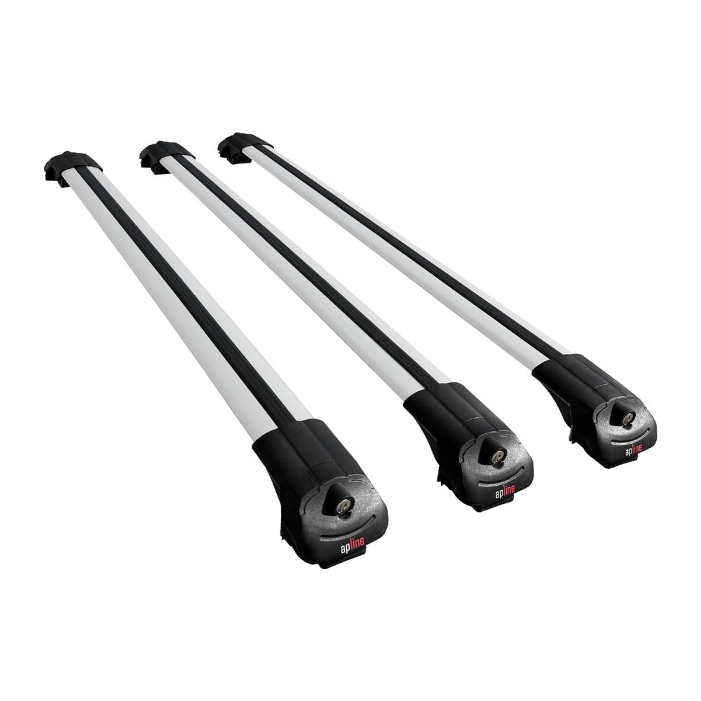 acpar Compatible with Peugeot 307 SW 2002-2008 ACE-1 Car Roof Rack Cross Bar Grey Aluminium 3 Bars