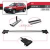 acpar Compatible with Kia Sportage 2004-2009 Car Roof Rack Cross Bar FLY Model GREY view 4