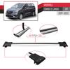 acpar Compatible with Vauxhall Combo E 2019-2023 Cross Bar FLY Model Car Roof Rack Cross Bar 3 BARS GREY view 4