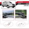 acpar Compatible with SsangYong Rodius 2005-2012 ACE-1 Car Roof Rack Cross Bar Black Aluminium 2 Bars view 4