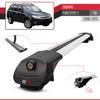 acpar Compatible with Subaru Forester 3 (SH) 2008-2013 ACE-1 Car Roof Rack Cross Bar Grey Aluminium 3 Bars view 3