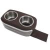 Pontoon Double Drink Holder, Boat Cup Holder, Stainless Steel Pontoon Drink Cup Holder, Marine Couch Cup Holder Tray, Portable Boat Storage Organizer for Boat, Yacht, RV, Car view 2