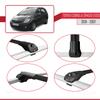 acpar Compatible with Toyota Corolla Spacio 2 (E120) 2001-2007 ACE-1 Car Roof Rack Cross Bar Black Aluminium 2 Bars view 4