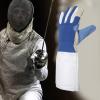 Aosekaa Fencing Glove, Training Equipment Professional Hand Protection Non Slip Gloves Fencing Bout Mittens for Adult, Kids, Competition, Practice, S Left view 2