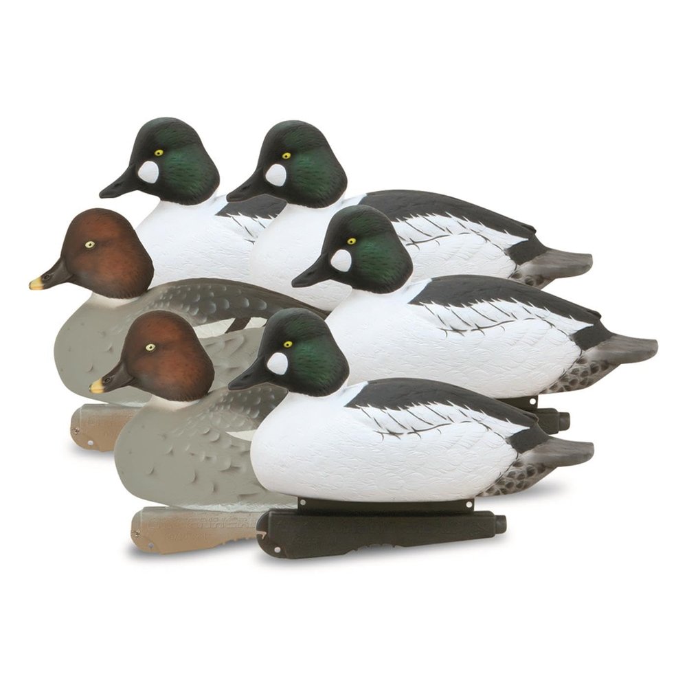 Avery GHG Hunter Series Over Size Goldeneyes  Foam Filled - Duck Decoys - 6 Pack - 77164