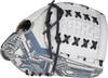 Rawlings | REV1X Fastpitch Softball Glove | Right Hand Throw | 12.25" - X-Laced Basket Web | White view 2