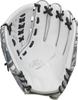 Rawlings | REV1X Fastpitch Softball Glove | Right Hand Throw | 12.25" - X-Laced Basket Web | White view 3