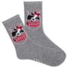 K.Bell Women's Mooody & Sassy Crew Sock 1 Pair Pack, Grey, Women's Shoe Size 4-10 view 1