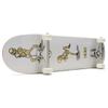 CCS Vine Skeleton Skateboard Complete - White - 8.125" x 32.00" view 4
