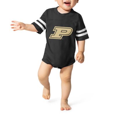 Little King College Football Infant Jersey Game Romper-Purdue-Black-18 Months