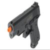 2 Pack of Polymer Spring Operated 7" Inch BB Airsoft Pistol-Intended for Film and Costume use. view 4
