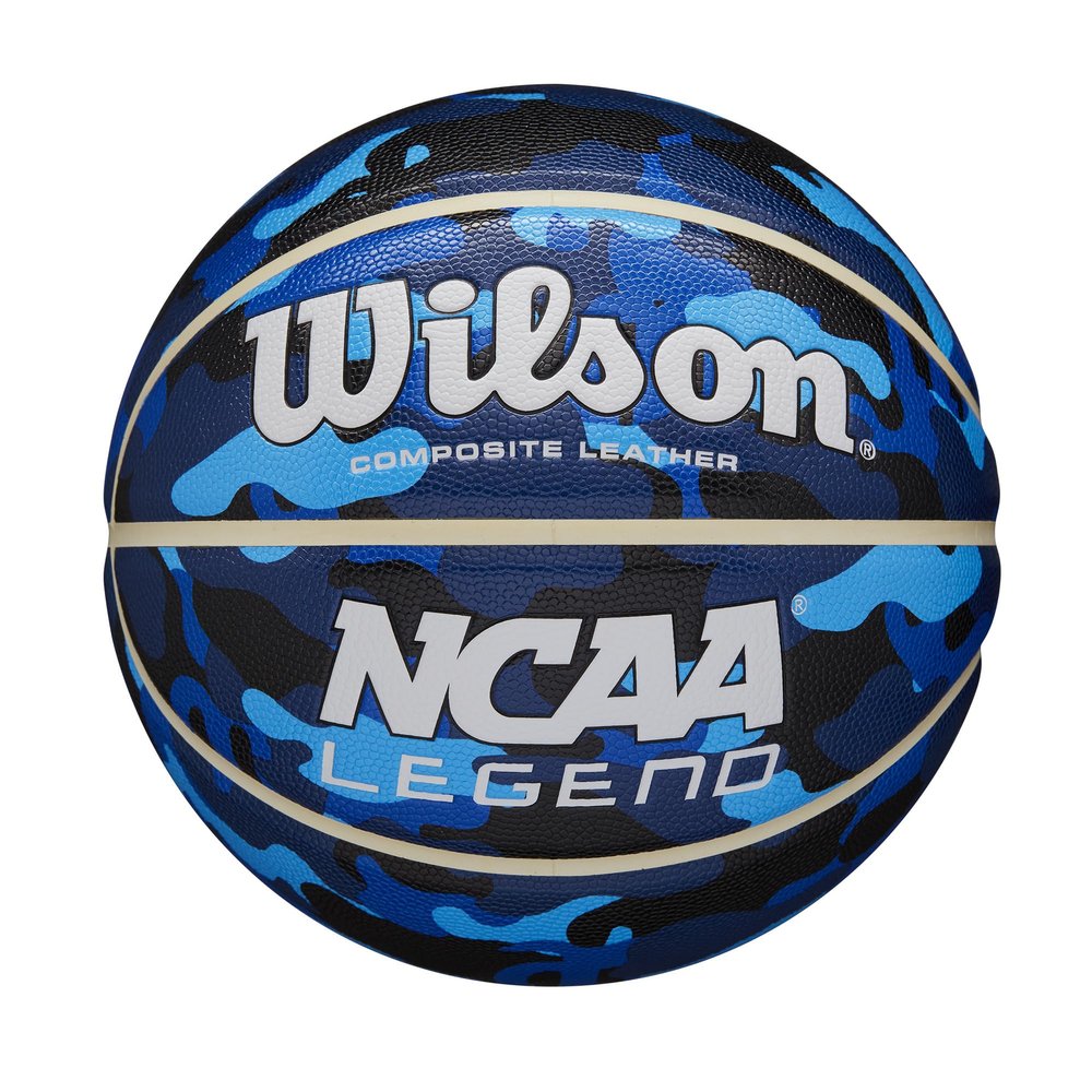 Wilson NCAA Legend Indoor/Outdoor Basketball - Blue Camo, Size 7-29.5"