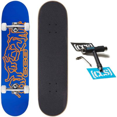 CCS Kickflip 2000 Skateboard Complete - Blue - 7.50" x 31.00"