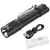 Nitecore MH12 Pro Tactical Flashlight, 3300 Lumen high Lumen USB-C Rechargeable Long Throw Compact EDC Duty Light with Holster and Lumentac Organizer view 1