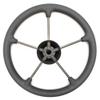 Boat Steering Wheel with Cap | 16 Inch Foam Rubber Grip Stainless Steel view 2